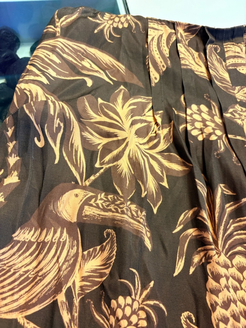 FARM Rio Brown Botanical-Print Wide Leg Pants - Picture 6 of 15